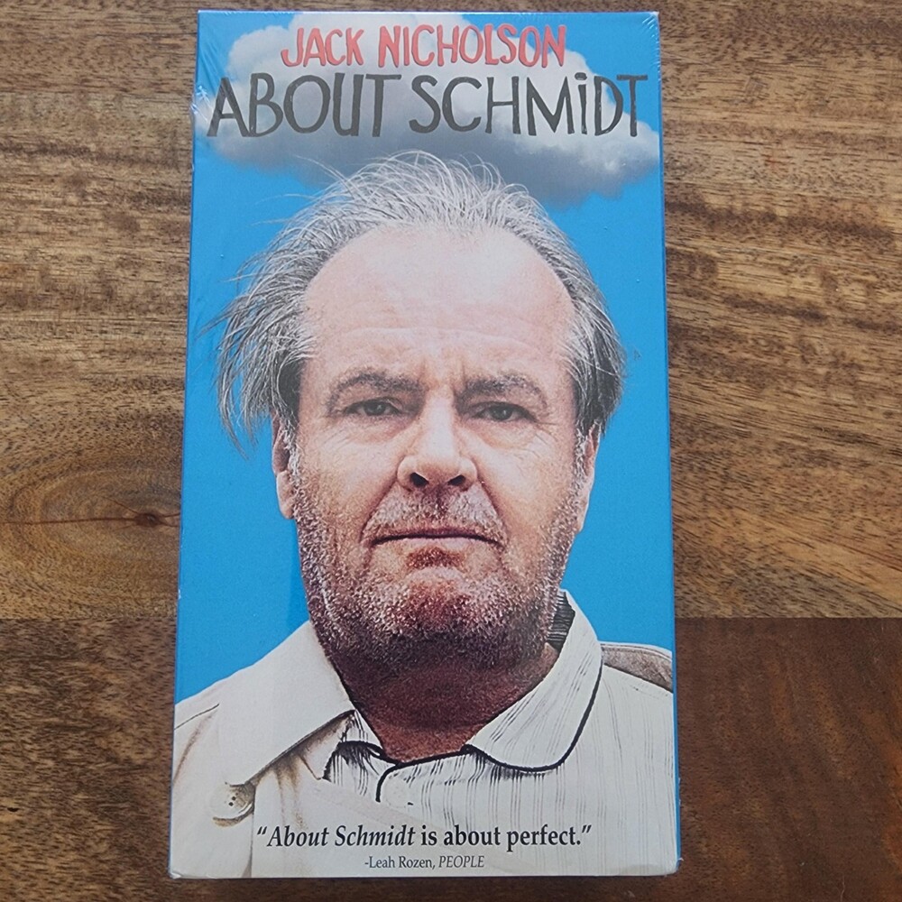 About Schmidt VHS Jack Nicholson 2002 Comedy Movie R New Line English New Sealed